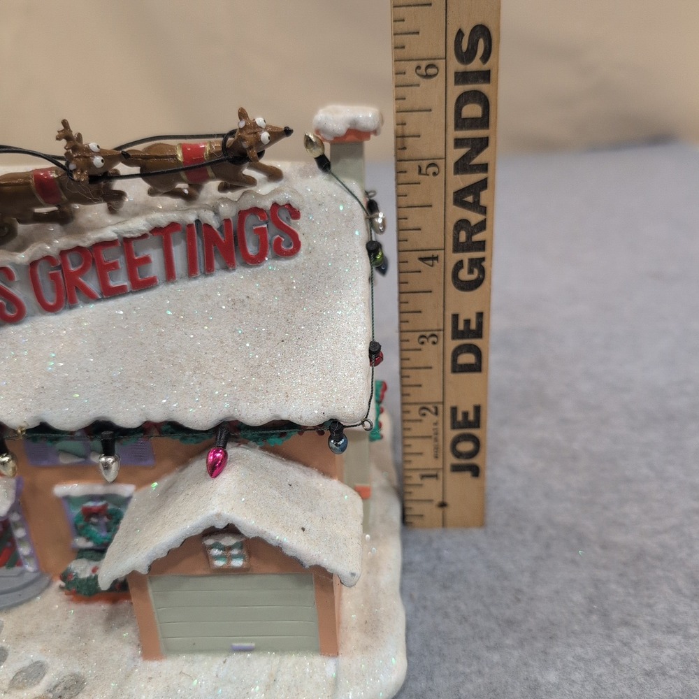 The Simpsons Christmas Village Ned Flanders House Seasons Greetings Light Up - Picture 8 of 10